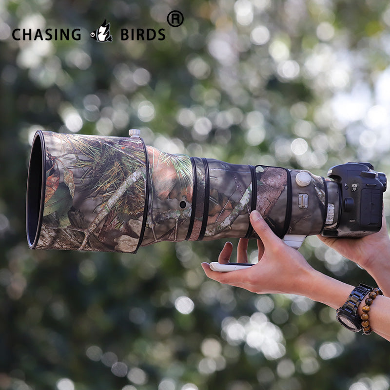 CHASING BIRDS Camouflage Waterproof Lens Coat for Canon EF 400mm F2.8 L is III USM Rainproof Lens Protective Cover