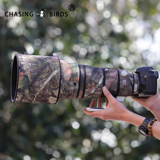 CHASING BIRDS Camouflage Waterproof Lens Coat for Canon EF 400mm F2.8 L is III USM Rainproof Lens Protective Cover