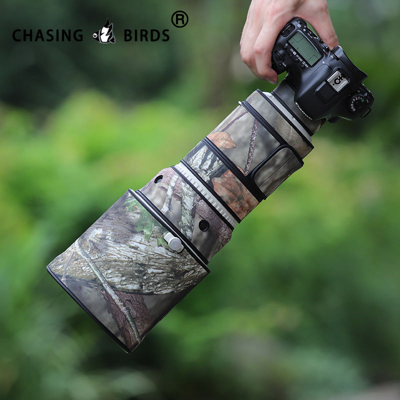 CHASING BIRDS Camouflage Waterproof Lens Coat for Canon EF 300mm F2.8 L is USM Rainproof Lens Protective Cover