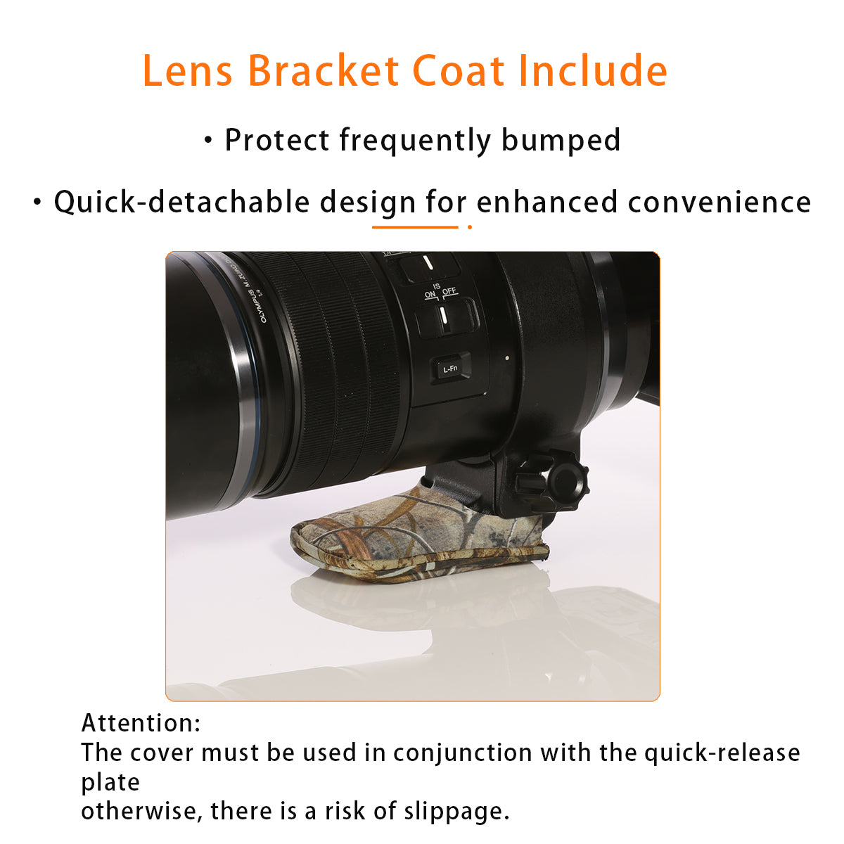 CHASING BIRDS Lens Camouflage Waterproof Coat for Olympus 300mm F4.0 IS PRO Rainproof Lens Protective Cover Version IV