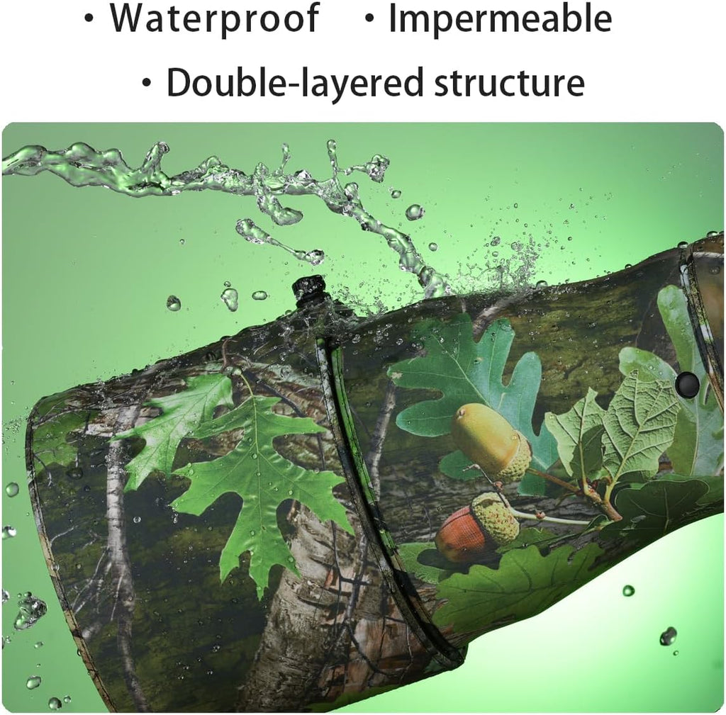 CHASING BIRDS Camouflage Waterproof Lens Coat for SONY FE 300mm F2.8 GM OSS Rainproof Lens Protective Cover