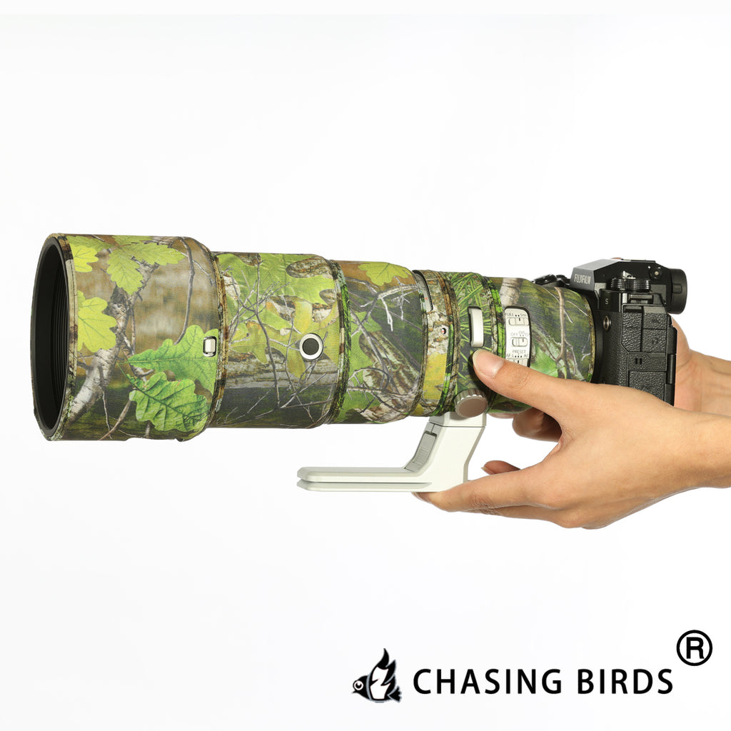 CHASING BIRDS Version IV Lens Camouflage Waterproof Coat for FUJIFILM XF 500mm F5.6 Rainproof Lens Protective Cover