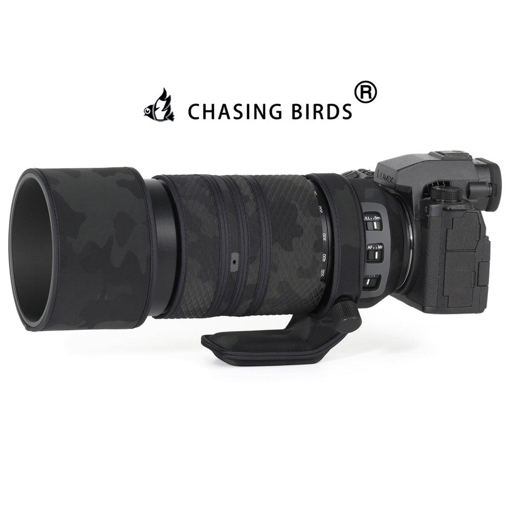CHASING BIRDS Lens Camouflage Waterproof Coat for LUMIX S 100-500mm F5-7.1 OIS Rainproof Lens Protective Cover Version IV