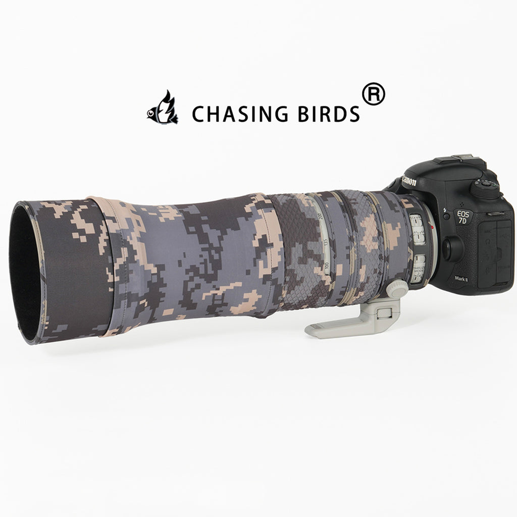 CHASING BIRDS Lens Camouflage Waterproof Coat for Canon EF 100-400mm F4.5-5.6 L is II USM Rainproof Lens Protective Cover Version IV