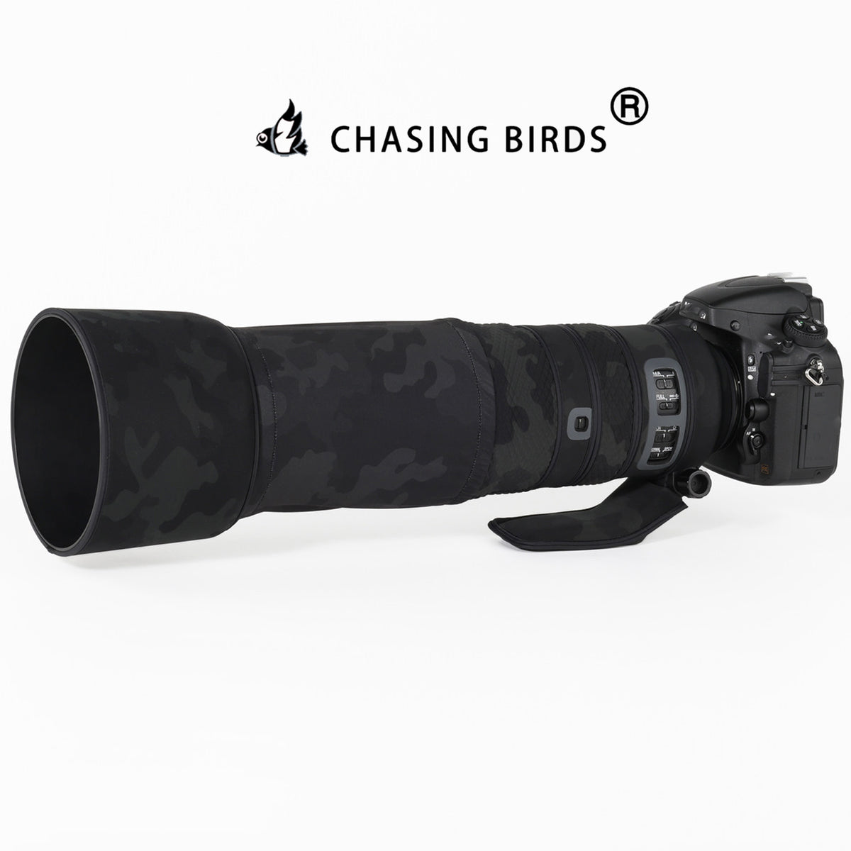 CHASING BIRDS Version IV Lens Camouflage Waterproof Coat for Nikon AF-S 200-500mm F5.6 E ED VR Rainproof Lens Protective Cover