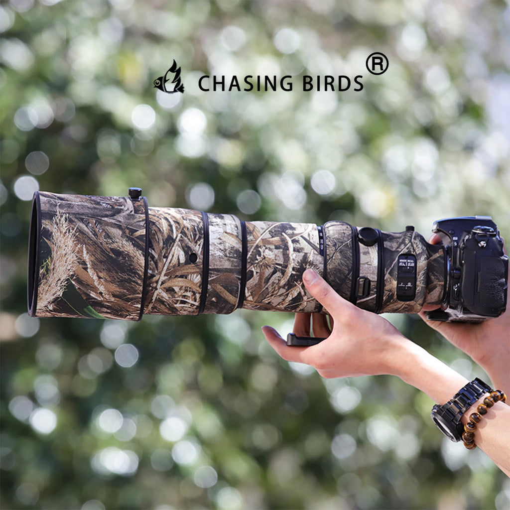 CHASING BIRDS Version IV Lens Camouflage Waterproof Coat for Nikon AF-S 200-400mm F4 G II ED VR Rainproof Lens Protective Cover